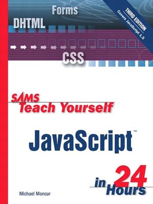 Sams Teach Yourself JavaScript™ in 24 Hours - ebook